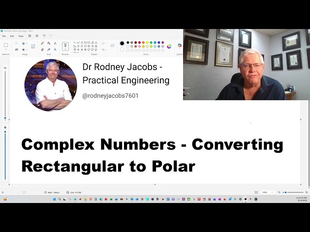 Complex number conversion - Rectangular to Polar
