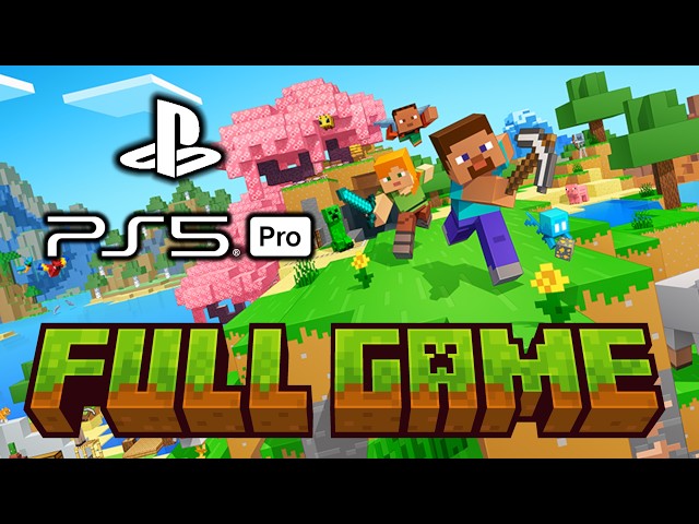 Ultimate Minecraft PS5 Pro Edition - FULL GAME Playthrough (4K 60fps)