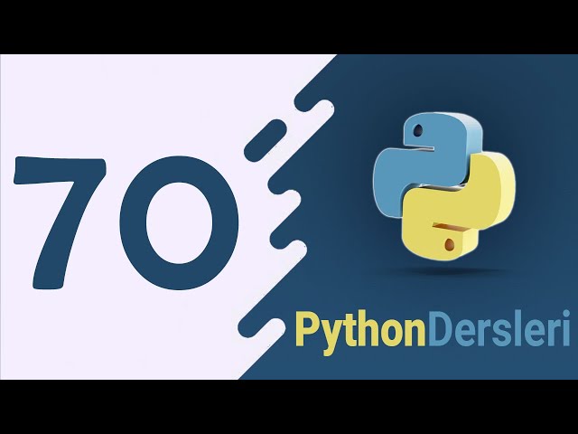 Ders 70 Python Programlamada Fonksiyon Mantığı ve Kullanımı