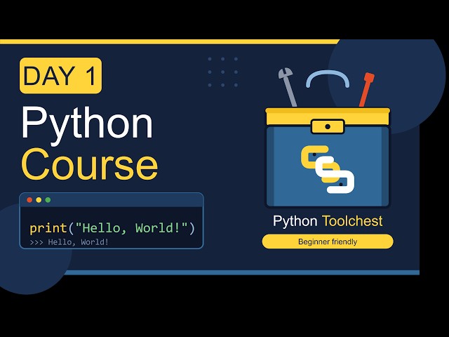 Day - 1 | Python | Python Course By Python Toolchest