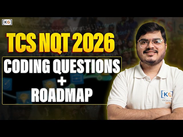 TCS NQT Coding Preparation 2026 🚨 Coding Roadmap + Important Coding Questions