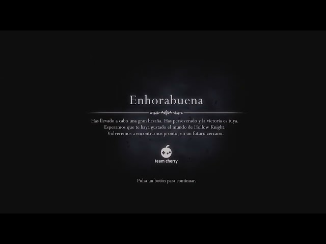 Hollow knight se pudo el 112%