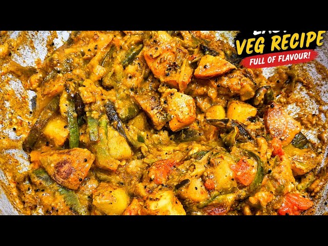 Easy & Delicious Aloo Baingan Recipe | Indian Village Style Sabji