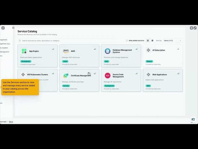 Kubermatic Developer Platform: AI Agent Self-Service Walkthrough