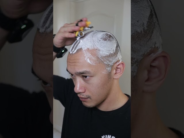 another week no shave #asmr #bald #shavingtime #razor