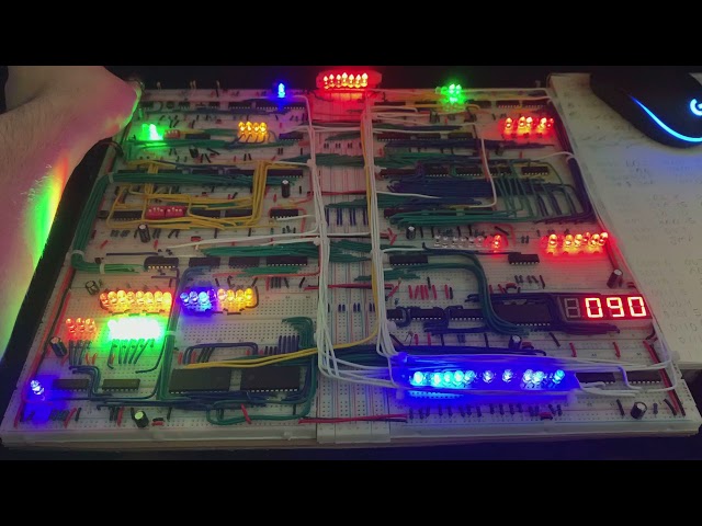 My 8-bit SAP-1 Breadboard Computer Build
