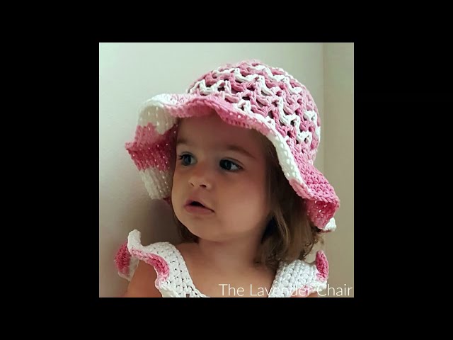 Valerie's Sun Hat (Toddler) Crochet Tutorial - The Lavender Chair
