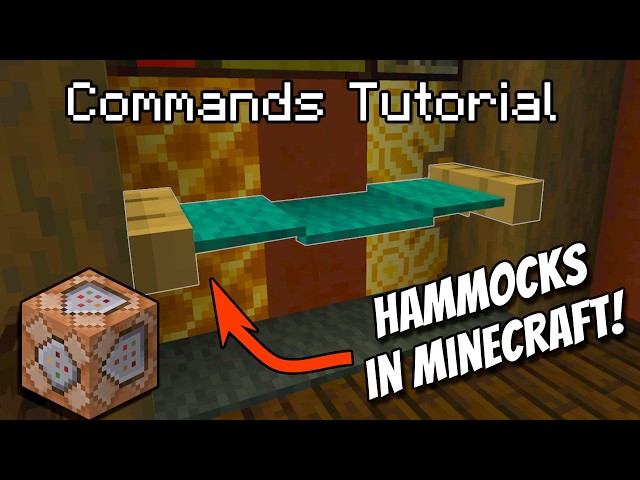 Hammock Tutorial with Commands! - Minecraft Java Edition