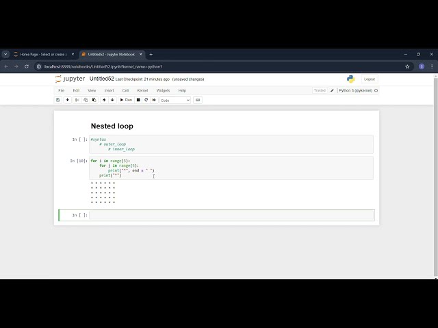 Nested Loops in Python