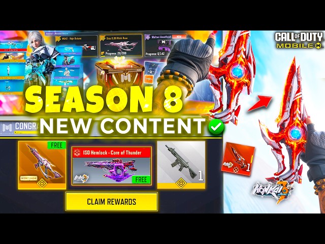 Season 8 | FREE Mythics More Info | Secret Cache Update | Oasis Map Change | COD Mobile | CODM Leaks