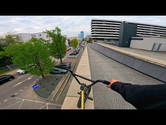BRATISLAVA THROUGH THE EYES OF BMX 3 / STREET POV RIDING