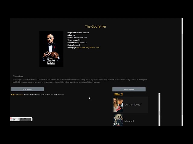 The Movie DB with Spring Boot Rest Client & Angular 4 Application example