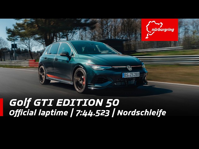 Golf GTI EDITION 50 | 7:44.523 official laptime | Nordschleife