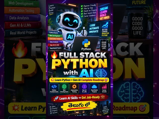 Python | What is Full Stack Python & Gen AI with AI 2027 | Python AI Jobs | Naresh IT
