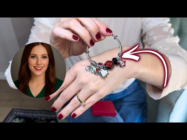 Vintage Charm Bracelet Review 📺 80s Sci-Fi Fan Symbols & Open Cuff Design