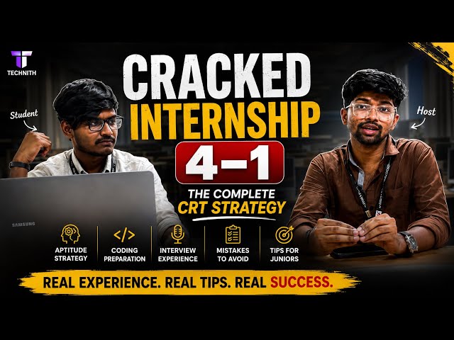 4-1 Internship Success Story | CRT, Coding, Resume & Interview Tips | Podcast