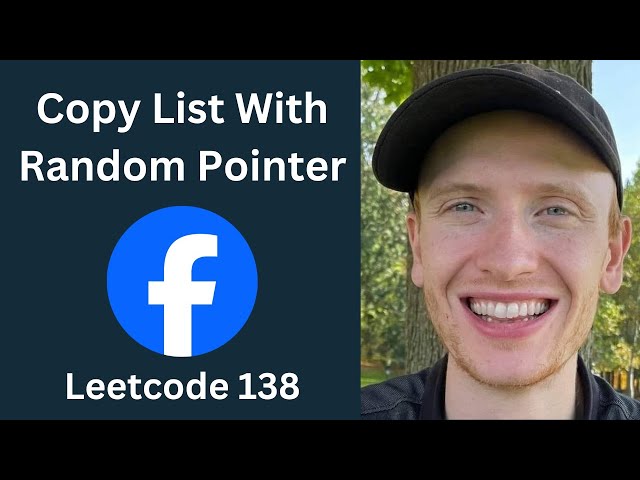 Copy List with Random Pointer - Leetcode 138 - Linked Lists (Python)