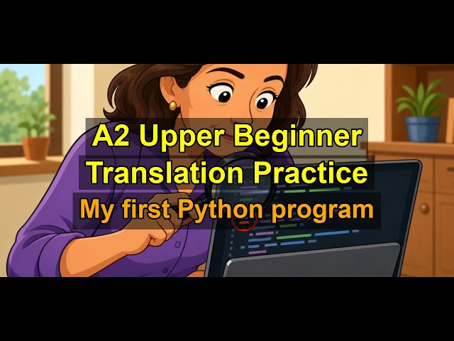 A1 - Beginner Tagalog Translation Practice | My first Python program