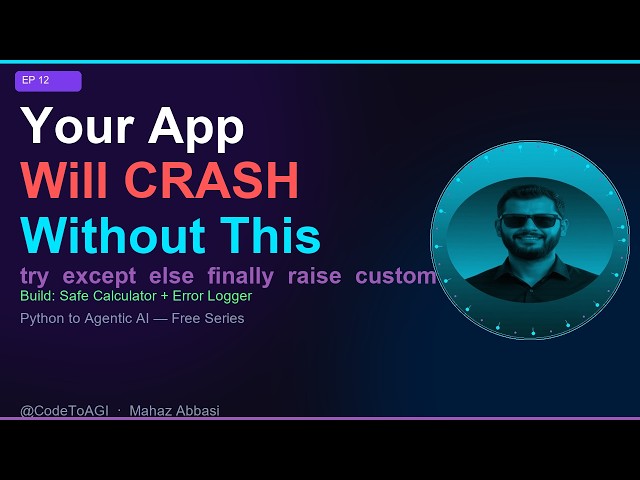Python open() — Save Data That Survives Forever (5 min) | CodeToAGI EP12