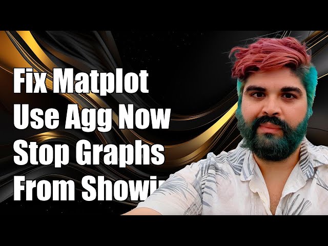 Fixing Matplotlib: How to Use Agg Backend to Prevent Graphs from Displaying