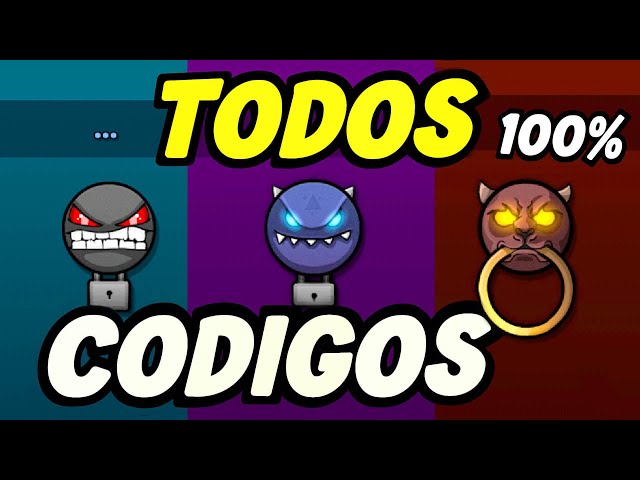 Todos los Codigos de Todos los The Vault | Geometry Dash 2.1