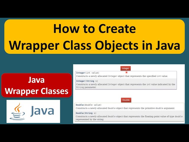 How to Create Wrapper Class Objects in Java | Java wrapper class object creation | Java Tutorial