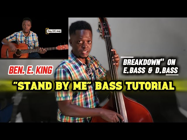 Stand By Me (BEN. E. King), Song Breakdown on Electric Bass & Double bass | Beginner basslessons