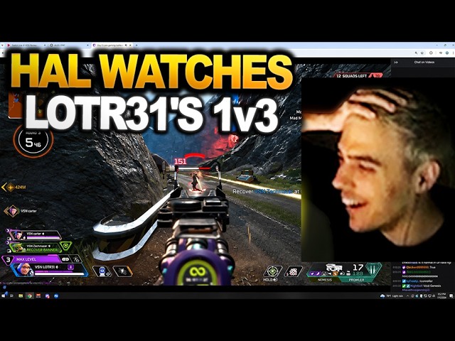 ImperialHal Watches LOTR31's INSANE 1v3 in ALGS Scrims!!