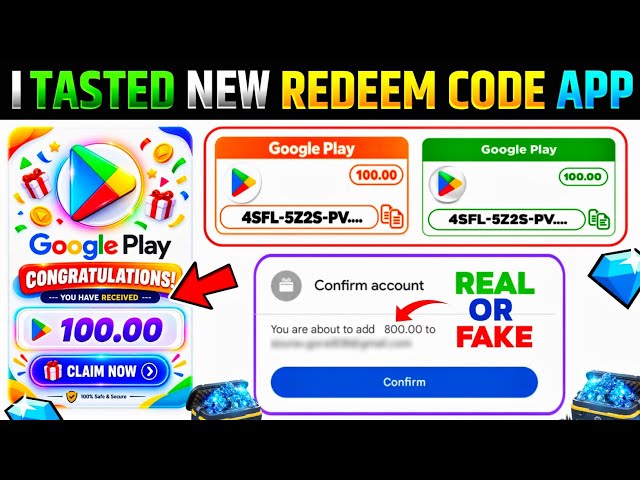 New Google Play Redeem Code App Review | Real Or Fake