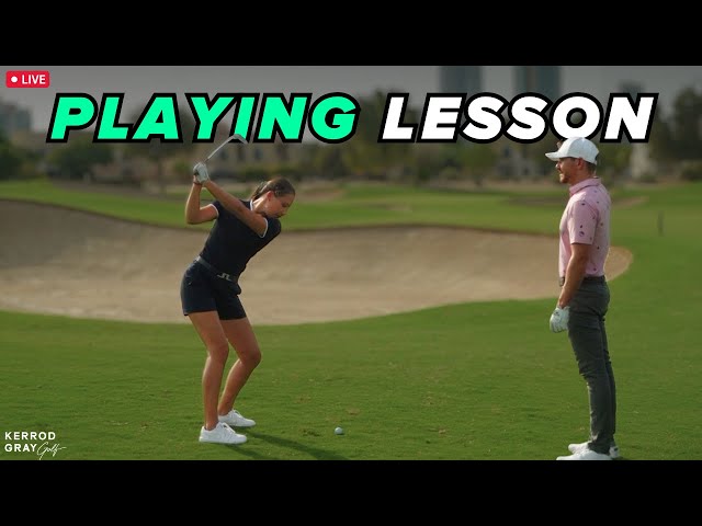 On Course Playing Lesson | New Golfer