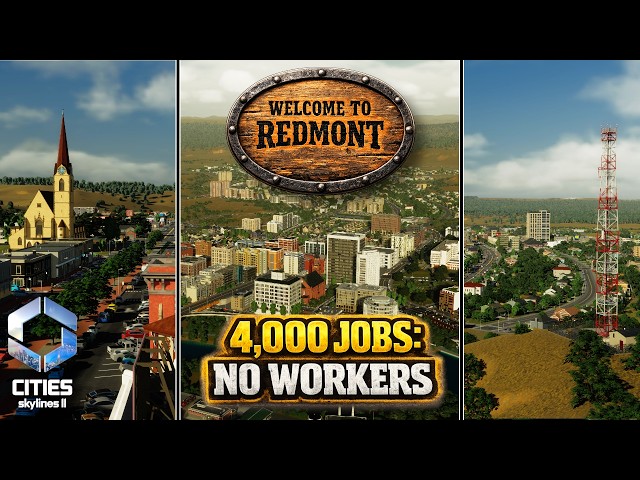 This City Has 4,000 Unfilled Jobs. Can I Fix It? | Cities Skylines 2