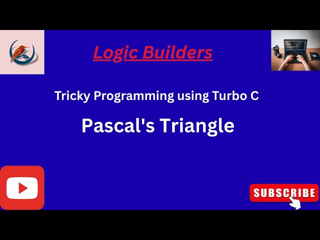 Pascal’s Triangle in C | Turbo C Program | C Programming Practice