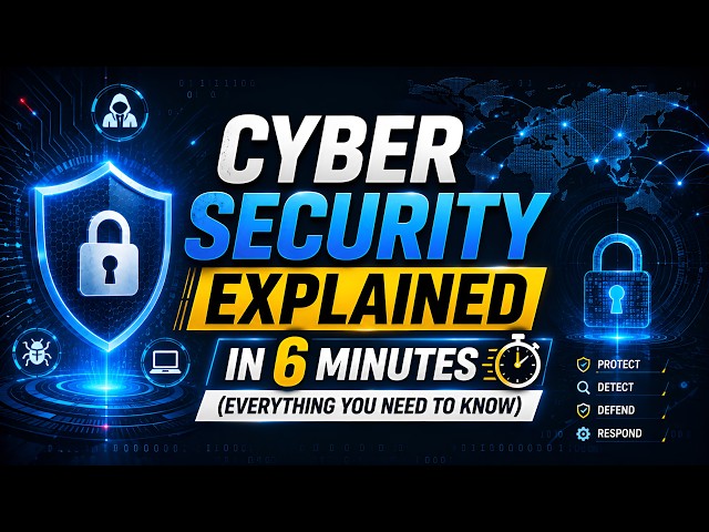 Cyber Security Explained in 6 Minutes (Everything You Need to Know)