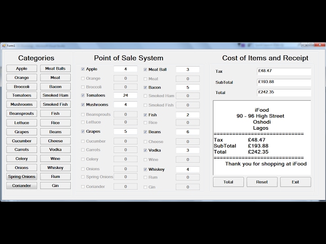 How to Create Point of Sale Management System in Visual Basic.Net - Full Tutorial