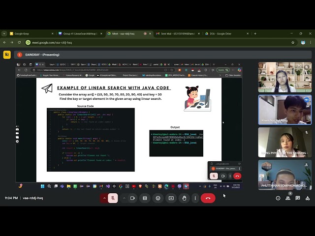 DSA41(Linear Search and Heap Sort)