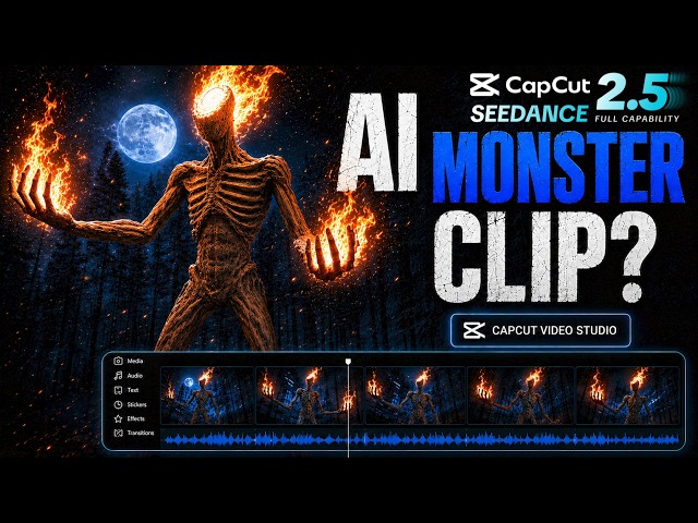 Making a Phantom Fire VFX Film with CapCut Seedance 2.5 (AI Video Maker)