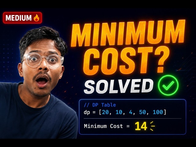 I Solved "Minimum Cost to Fill a Bag" (Medium DP) in 14 Minutes!  | GeeksForGeeks