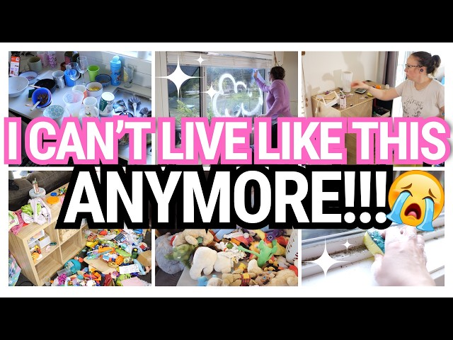 EXTREME DECLUTTER RAMPAGE! 🧼✨ WHOLE HOUSE RESET + DEEP CLEAN | ADHD BODY DOUBLE