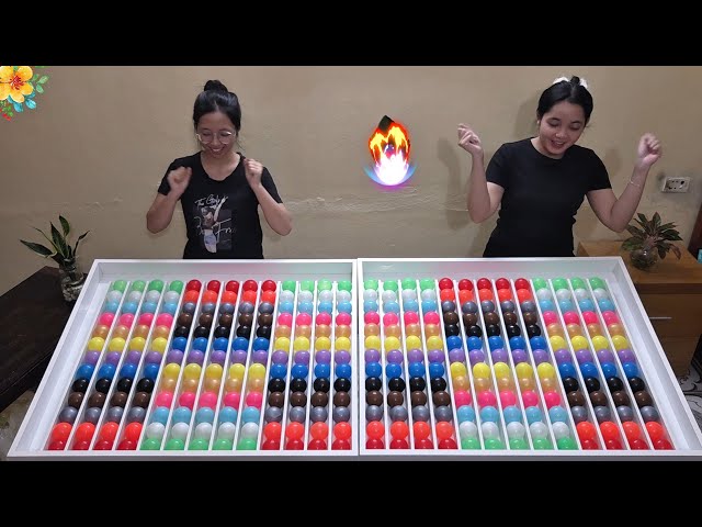 🎧 Relaxing Color Ball Sorting with Gentle ASMR | Calm but Competitive