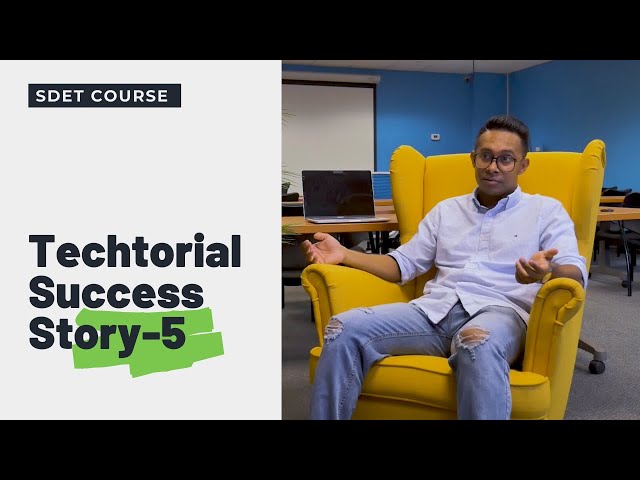 First offer from first interview - SDET success story