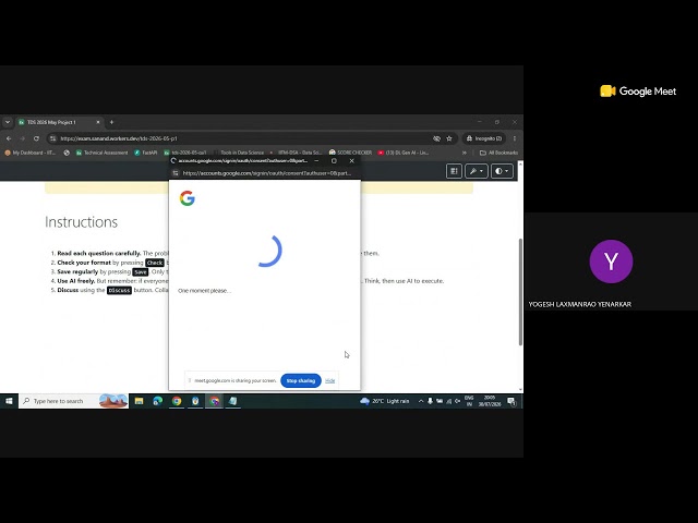 Tools in Data Science - Live session