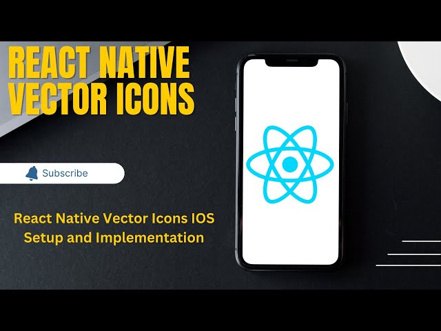 React Native Vector Icons on IOS 2025 | Install and Setup