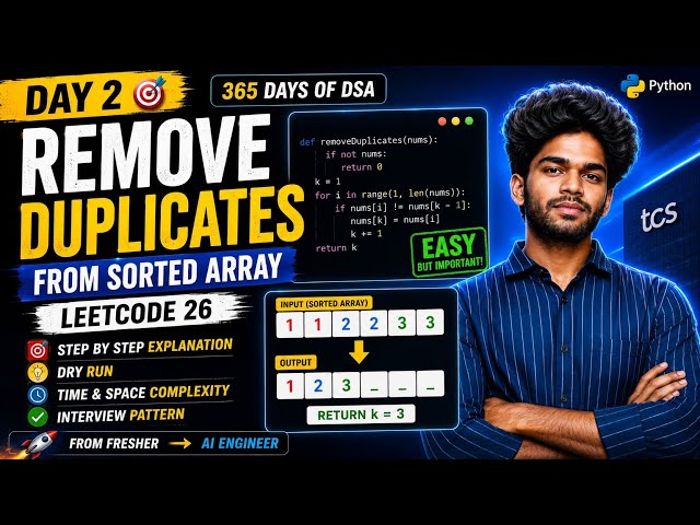 AI Engineer Roadmap: Solve This Python DSA Problem First! 
