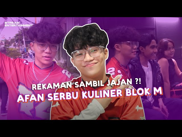STUDIO REKAMAN PINDAH KE BLOK M NIH ? AFAN MALAH SIBUK JAJAN 