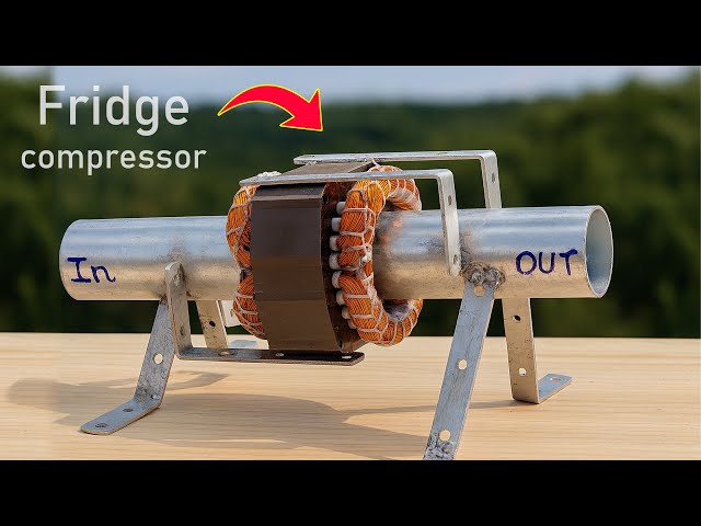 Few People Know That Fridge Compressor Can Do This ☝️ Ultra Invention From 60-year-old Farmer
