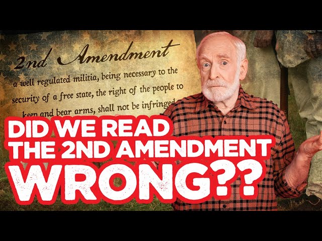 WHY THE 2ND AMENDMENT IS BEING READ WRONG!
