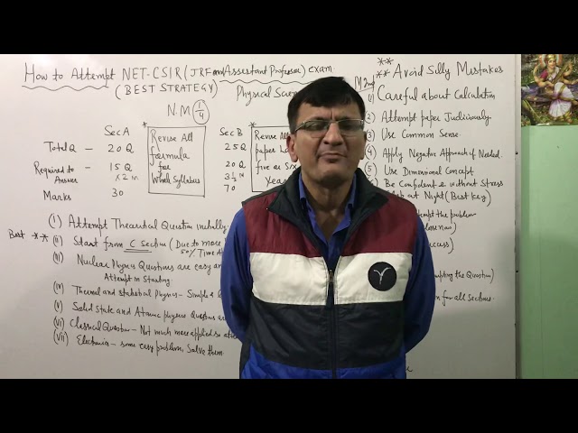 How to attempt CSIR-NET Physical Science Exam(Best Planning)