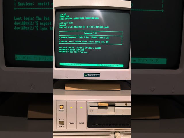 Checking the news at 2400bps