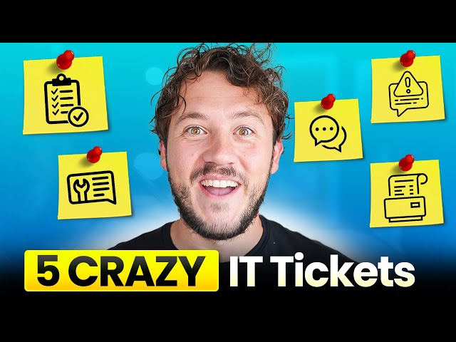 5 Real IT Tickets I Solved Last Week (Sysadmin Life)