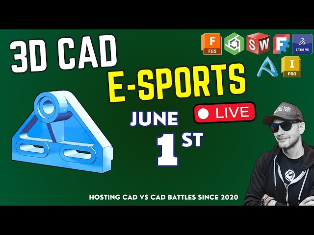 Model Monday Live June 1 | CAD Speed Modeling Battles, Tutorials, Tips and Tricks